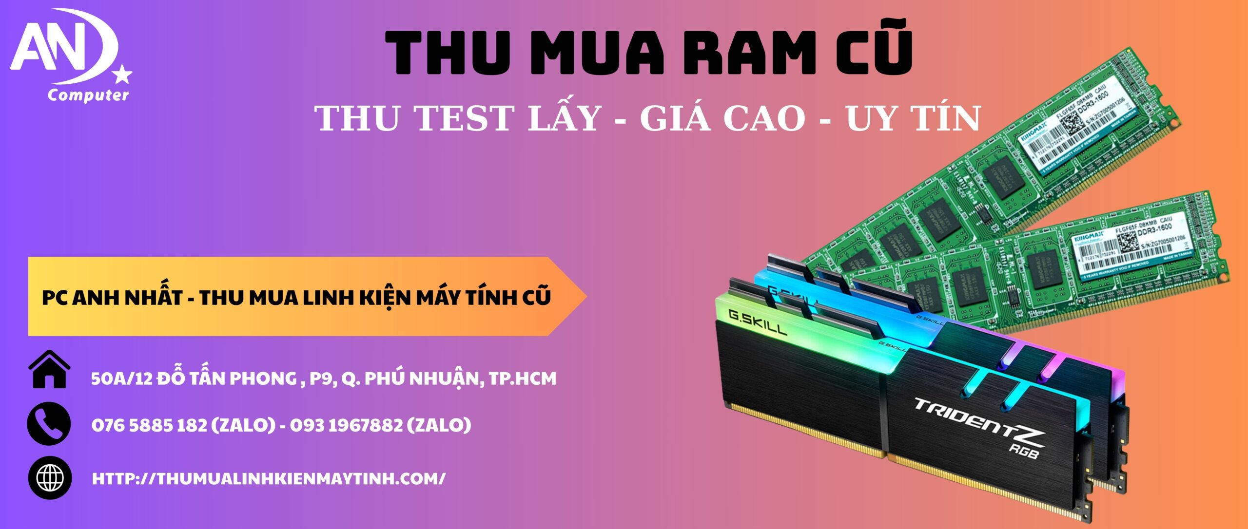 thu mua ram cũ - pc anh nhất